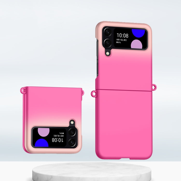 Custodia per telefono antiurto con copertura totale per PC con sensazione di pelle sfumata, For Galaxy Z Flip8 5G, For Samsung Galaxy Z Flip5, For Samsung Galaxy Z Flip4