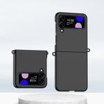 Custodia per telefono antiurto con copertura totale per PC con sensazione di pelle sfumata, For Galaxy Z Flip8 5G, For Samsung Galaxy Z Flip5, For Samsung Galaxy Z Flip4