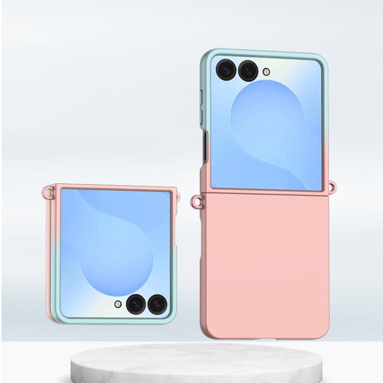 Custodia per telefono antiurto con copertura totale per PC con sensazione di pelle sfumata, For Galaxy Z Flip8 5G, For Samsung Galaxy Z Flip5, For Samsung Galaxy Z Flip4