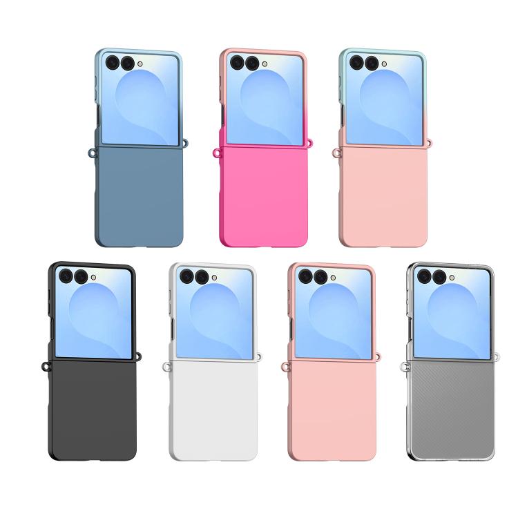 Custodia per telefono antiurto con copertura totale per PC con sensazione di pelle sfumata, For Galaxy Z Flip8 5G, For Samsung Galaxy Z Flip5, For Samsung Galaxy Z Flip4