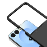 Custodia per telefono antiurto con copertura totale per PC con sensazione di pelle sfumata, For Galaxy Z Flip8 5G, For Samsung Galaxy Z Flip5, For Samsung Galaxy Z Flip4