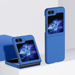 Custodia per telefono antiurto a copertura totale per PC Skin Feel in 2 parti, For Samsung Galaxy Z Flip6 / Flip7 FE