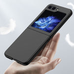 Custodia per telefono antiurto a copertura totale per PC Skin Feel in 2 parti, For Samsung Galaxy Z Flip6 / Flip7 FE