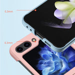 Custodia per telefono antiurto a copertura totale per PC Skin Feel in 2 parti, For Samsung Galaxy Z Flip6 / Flip7 FE