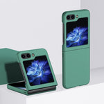 Custodia per telefono antiurto a copertura totale per PC Skin Feel in 2 parti, For Samsung Galaxy Z Flip6 / Flip7 FE