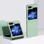 Custodia per telefono antiurto a copertura totale per PC Skin Feel in 2 parti, For Samsung Galaxy Z Flip6 / Flip7 FE