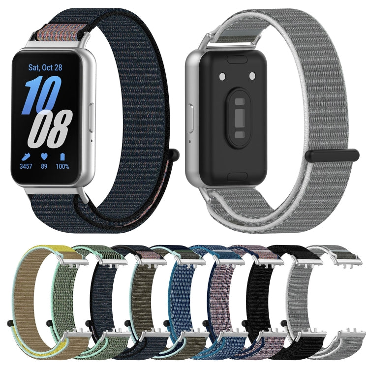 Cinturino per orologio con gancio e chiusura ad anello in nylon, For Samsung Galaxy Fit 3