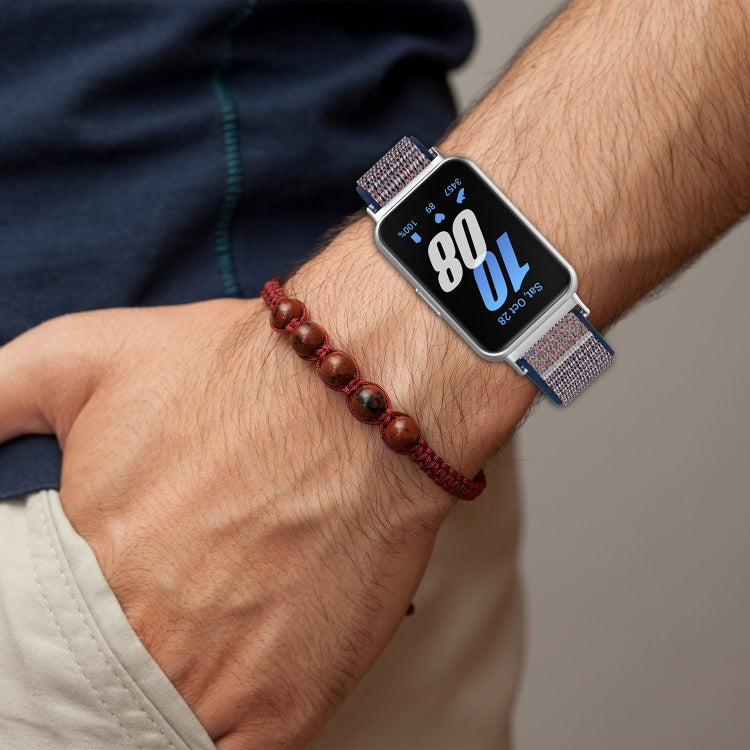 Cinturino per orologio con gancio e chiusura ad anello in nylon, For Samsung Galaxy Fit 3