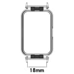Custodia protettiva per orologio con montatura in metallo da 18 mm, For Samsung Galaxy Fit 3