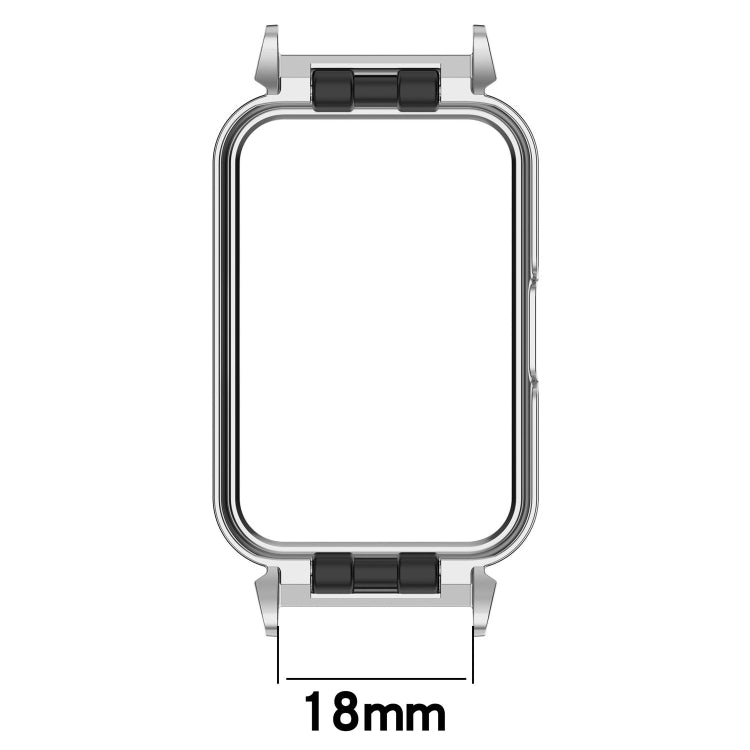 Custodia protettiva per orologio con montatura in metallo da 18 mm, For Samsung Galaxy Fit 3