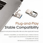 Interfaccia USB 3.1 + USB-C Disco Twister Flash U in metallo, standard, 128G, 64G, 32G