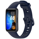 Cinturino per orologio in silicone con fibbia colorata tinta unita, For Huawei Band 10 / 9 / 8