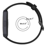 Cinturino per orologio in silicone con fibbia colorata tinta unita, For Huawei Band 10 / 9 / 8