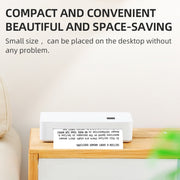 Mini stampante termica portatile Bluetooth HD A4 per studio in ufficio domestico, US Plug, EU Plug, UK Plug, AU Plug