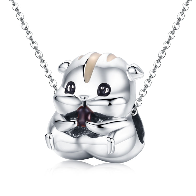 Accessori per collana braccialetto fai-da-te con perline di piccolo criceto in argento sterling S925