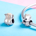Accessori per collana braccialetto fai-da-te con perline di piccolo criceto in argento sterling S925