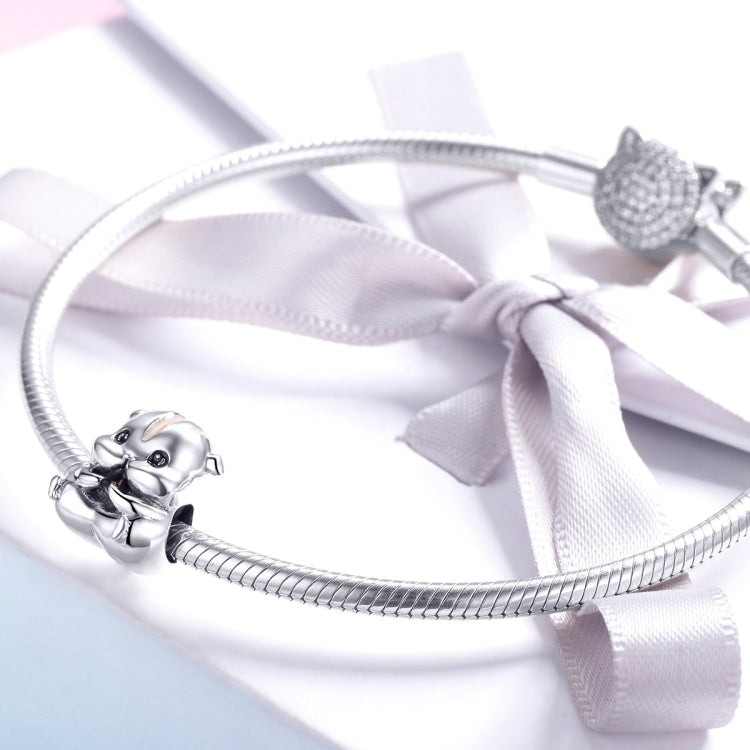 Accessori per collana braccialetto fai-da-te con perline di piccolo criceto in argento sterling S925