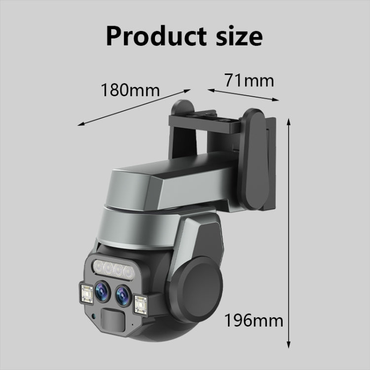 Telecamera WiFi esterna impermeabile IP67 con zoom 10X