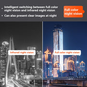 Q820 Telecamera WiFi impermeabile IP67 per esterni con zoom binoculare 10X da 6 MP e doppia sorgente luminosa, Q820