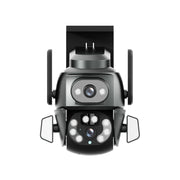 Q821 Telecamera WiFi impermeabile IP67 per esterni con zoom binoculare da 4 MP e doppia sorgente luminosa, Q821