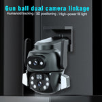 Telecamera WiFi IP67 esterna 4 MP con zoom binoculare