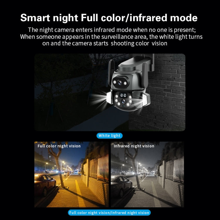 Telecamera WiFi IP67 esterna 4 MP con zoom binoculare