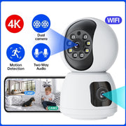 Y6203 Telecamera Smart WiFi impermeabile per interni HD con zoom da 4 MP, UK Plug, EU Plug, US Plug, AU Plug