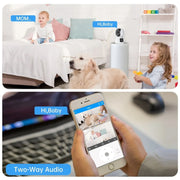 Y6203 Telecamera Smart WiFi impermeabile per interni HD con zoom da 4 MP, UK Plug, EU Plug, US Plug, AU Plug