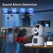 Y6203 Telecamera Smart WiFi impermeabile per interni HD con zoom da 4 MP, UK Plug, EU Plug, US Plug, AU Plug