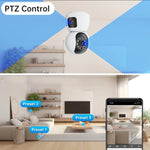 Telecamera Smart WiFi impermeabile 4 MP con zoom HD