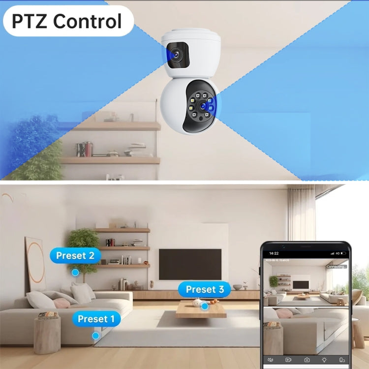 Telecamera Smart WiFi impermeabile 4 MP con zoom HD