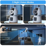 Telecamera Smart WiFi impermeabile 4 MP con zoom HD