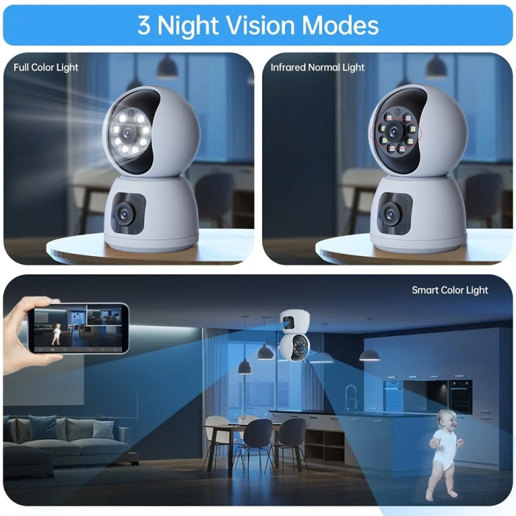 Telecamera Smart WiFi impermeabile 4 MP con zoom HD