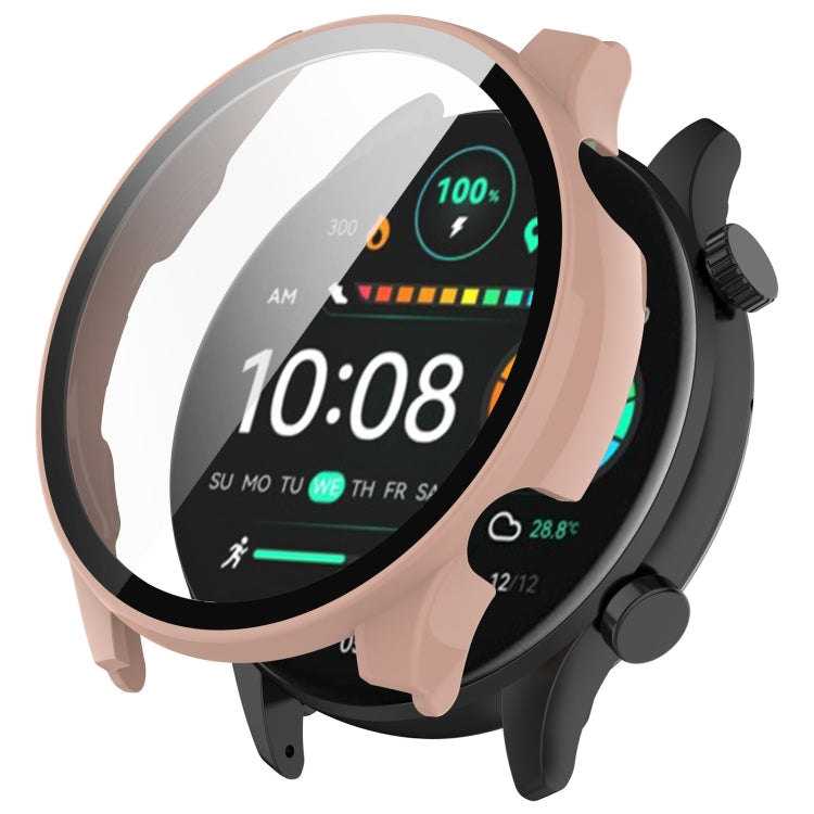 Custodia protettiva per orologio integrata in PC + pellicola temperata, For Xiaomi Haylou RT3 / Solar Plus LS16