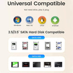 Docking station per unità SATA da 2,5 e 3,5 pollici a vano singolo ORICO DD18C3, AU Plug, EU Plug, UK Plug, US Plug