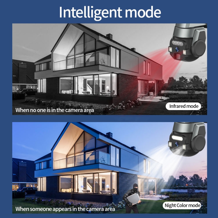 Telecamera WiFi esterna impermeabile IP66 5MP con audio bidirezio