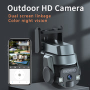 CF-Q812ES Telecamera WiFi impermeabile IP66 da esterno bidirezionale da 5 MP, US Plug, UK Plug, AU Plug, EU Plug