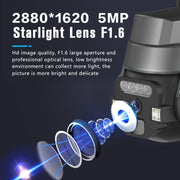 CF-Q812ES Telecamera WiFi impermeabile IP66 da esterno bidirezionale da 5 MP, US Plug, UK Plug, AU Plug, EU Plug