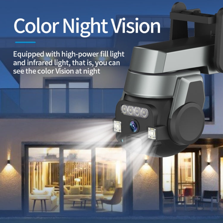 Telecamera WiFi esterna impermeabile IP66 5MP con audio bidirezio
