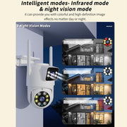 Q8216 Telecamera WiFi impermeabile IP66 da esterno bidirezionale da 4 MP, US Plug, UK Plug, AU Plug, EU Plug