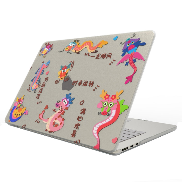Custodia protettiva satinata per laptop con motivo stampato UV, For MacBook Pro 16.2 A2991 / A2780 / A2485
