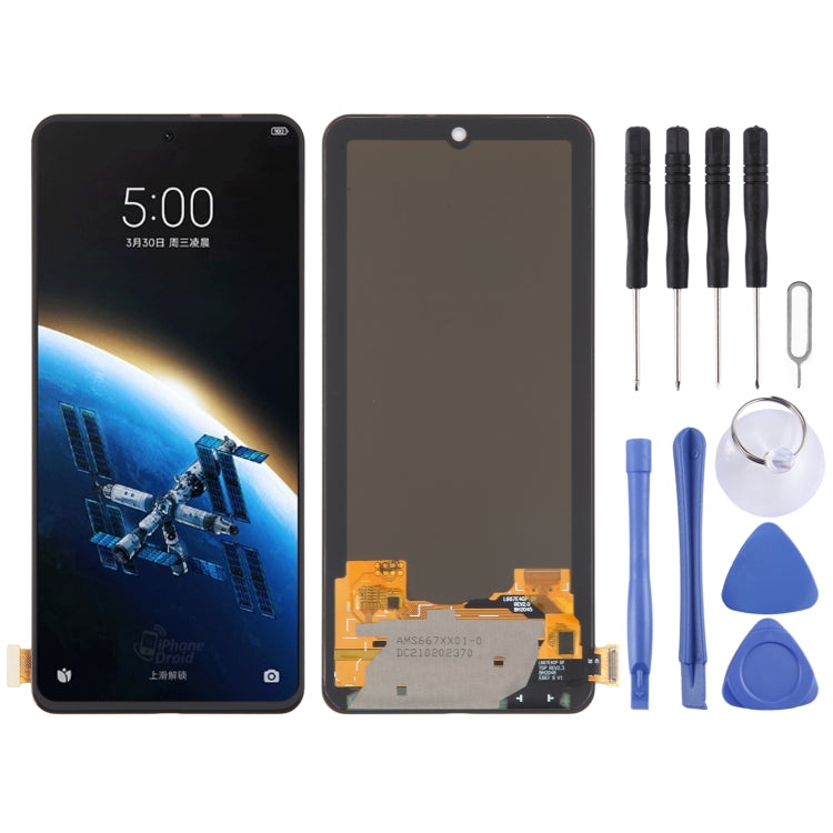 OLED Material LCD Screen with Digitizer Full Assembly, For Xiaomi Black Shark 5 RS, For Xiaomi Black Shark 5