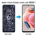 Digitalizzatore di schermi LCD in materiale OLED assemblaggio completo con cornice, For Xiaomi Redmi Note 12 4G, For Xiaomi Poco X5, For Xiaomi Redmi Note 12 5G