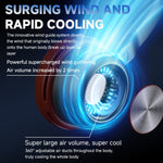Ventilatore elettrico da collo MF088 con archetto regolabile
