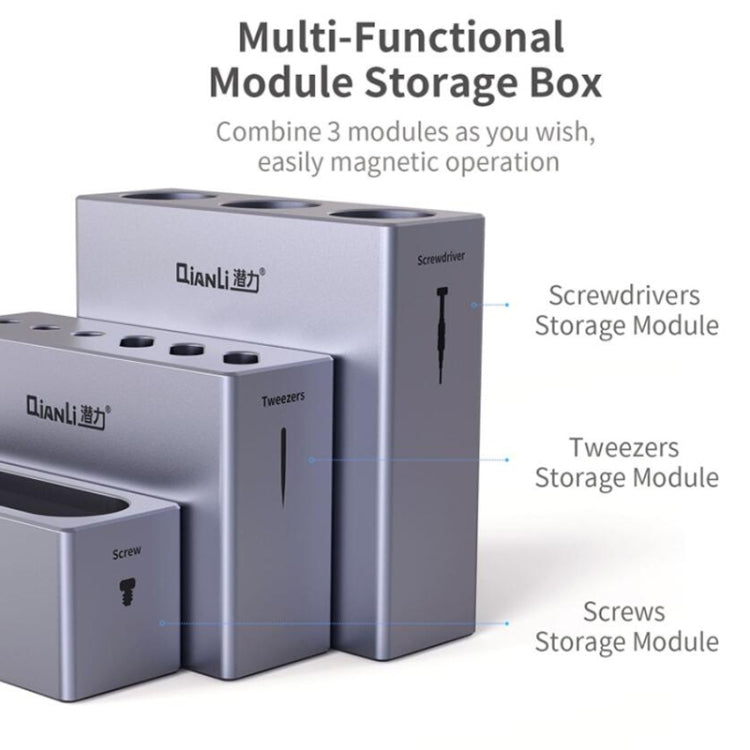 QianLi iCube Aluminum Alloy Multifunctional Modular Storage Box