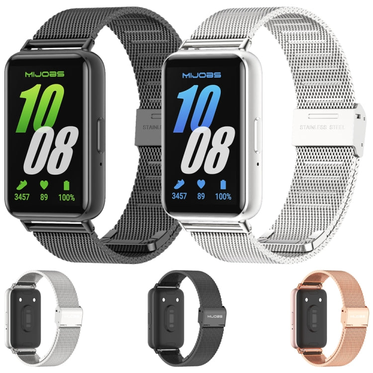 Cinturino per orologio in metallo con fibbia Mijobs Milano, For Samsung Galaxy Fit 3