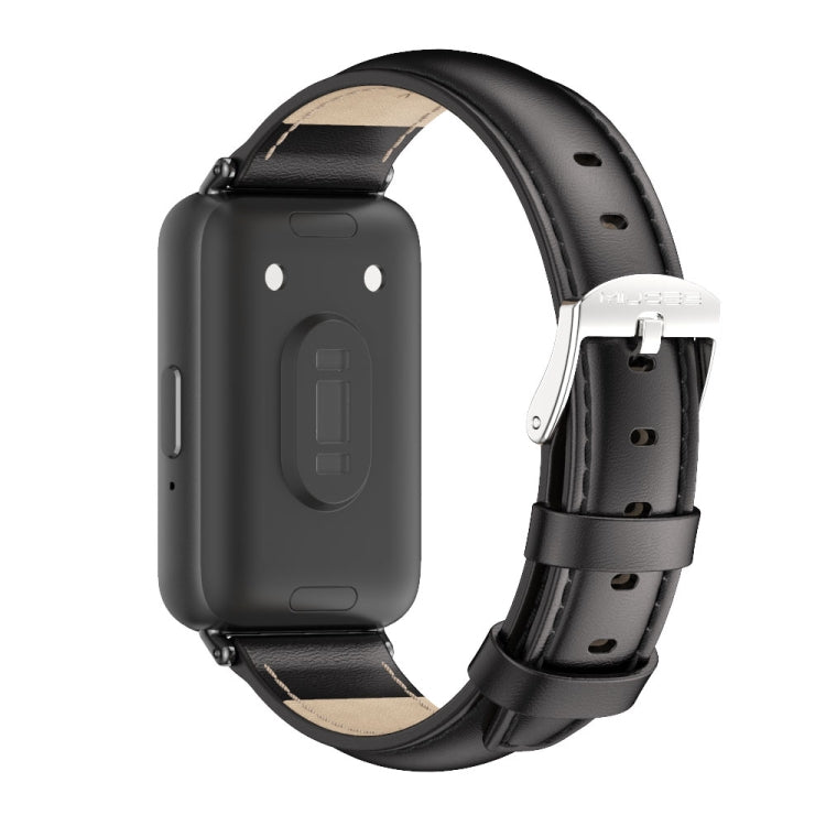 Cinturino per orologio in vera pelle a doppia faccia Mijobs, For Samsung Galaxy Fit 3