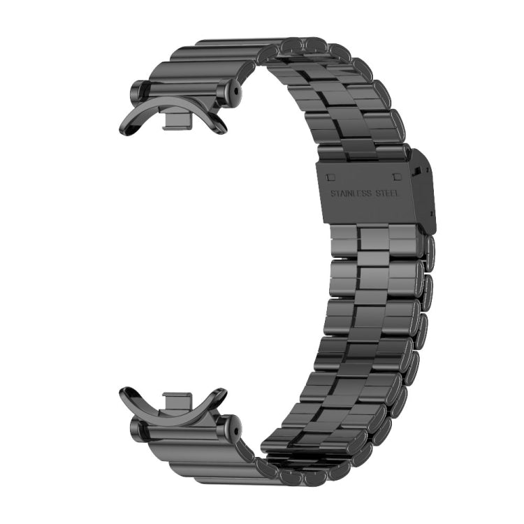 Cinturino per orologio in metallo con fibbia in bambù Mijobs GT4, For Xiaomi Smart Band 10 / 9 / 8