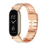 Cinturino per orologio in metallo con fibbia in bambù Mijobs GT4, For Xiaomi Smart Band 10 / 9 / 8