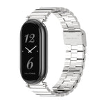 Cinturino per orologio in metallo con fibbia in bambù Mijobs GT4, For Xiaomi Smart Band 10 / 9 / 8